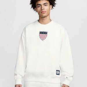 Nike Sweatshirt Team USA Solo Swoosh Oversized FN1136-133 Size S Men's NWT